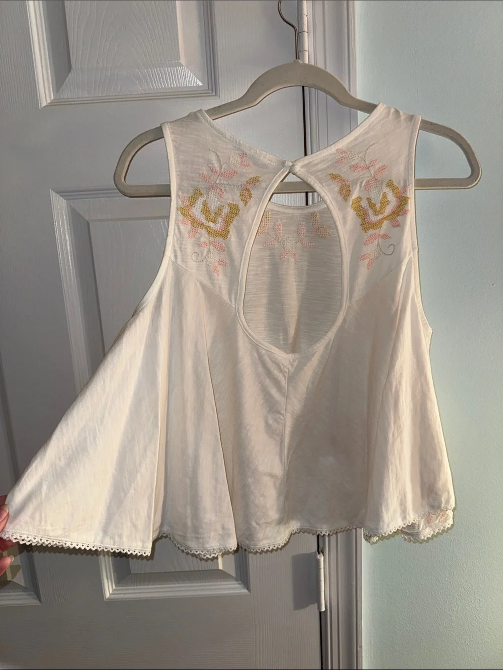 Free People sleeveless white